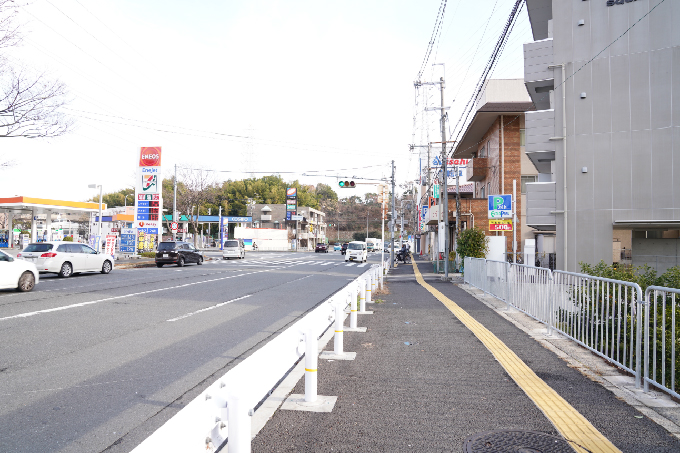 9山田駅からこうつ歯科・矯正歯科への道（公園東口駅ルート）