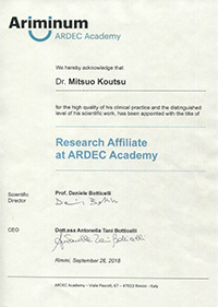 ARDEC(Ariminum Research &Dental Education Center)Affiliate